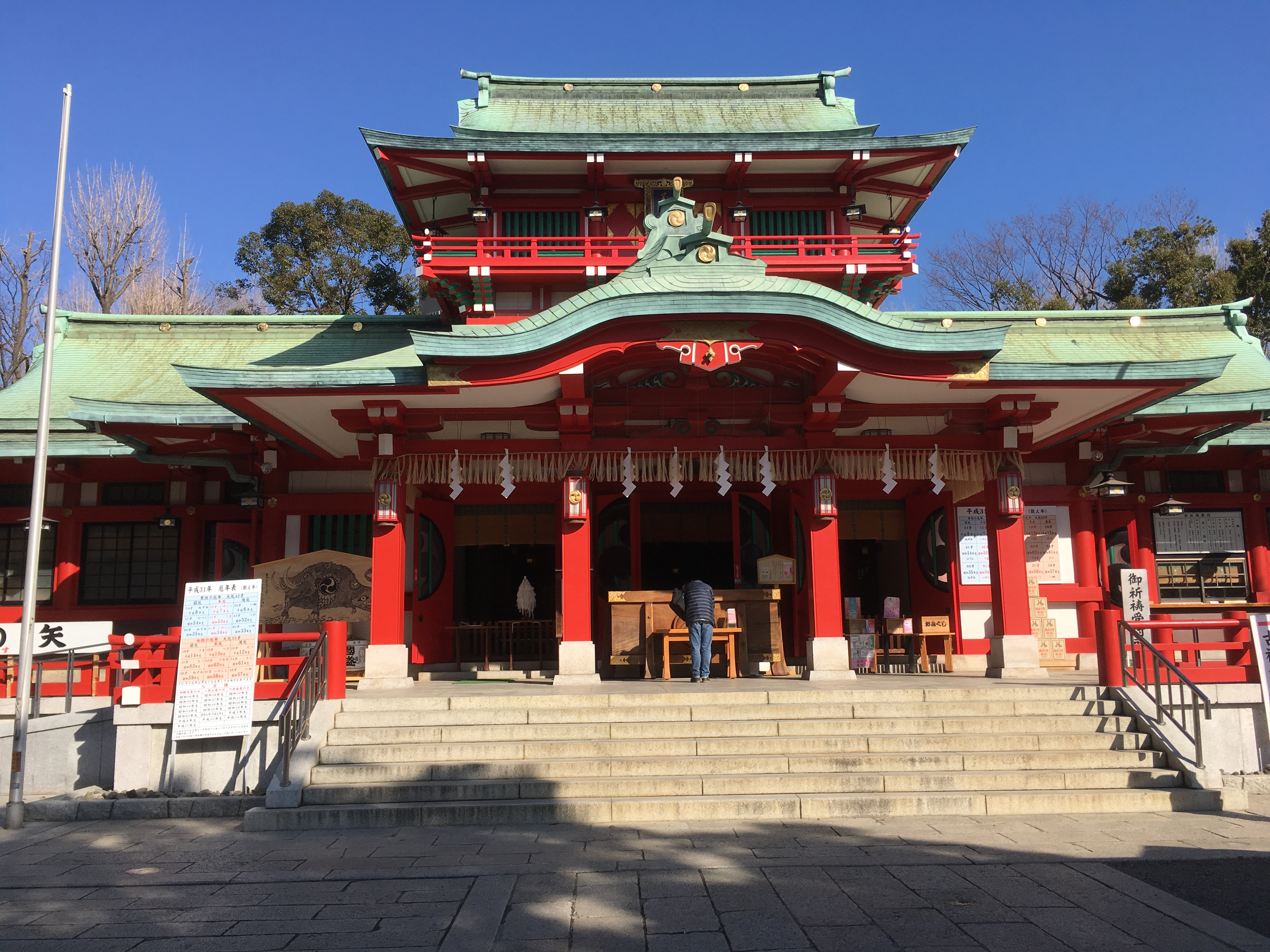 東京下町　深川にある富岡八幡宮